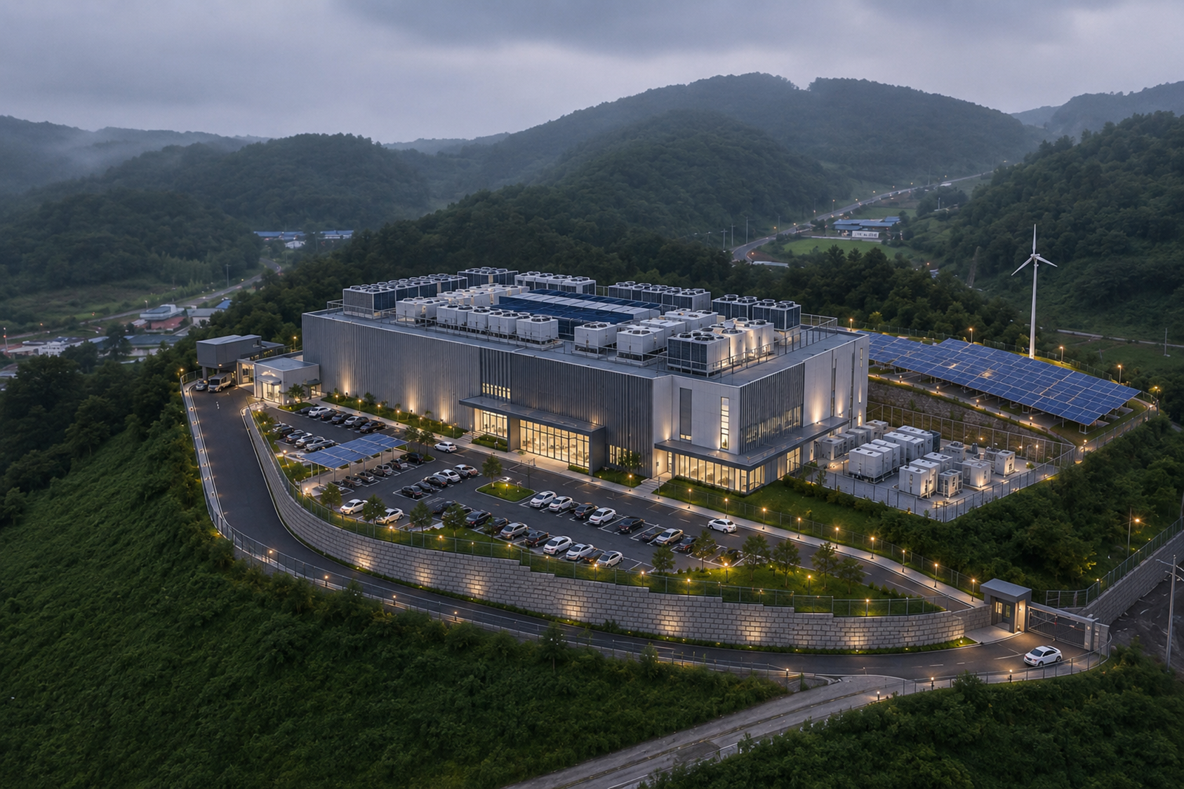 Yeoncheon Data Center conceptual rendering
